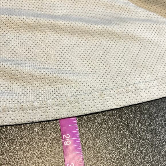 Neleus Gray and Black Dry Fit Logo Mesh Muscle Tank Top Mens Size L - Picture 5 of 6